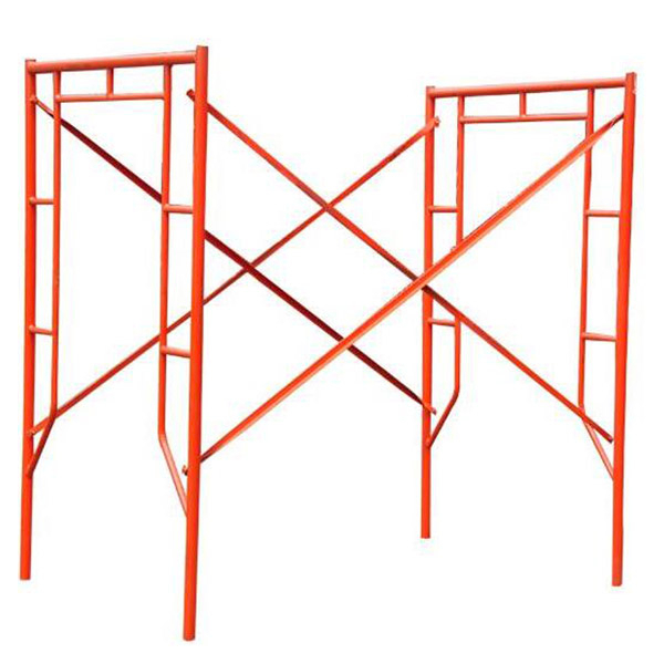 Walk-through frame scaffolding