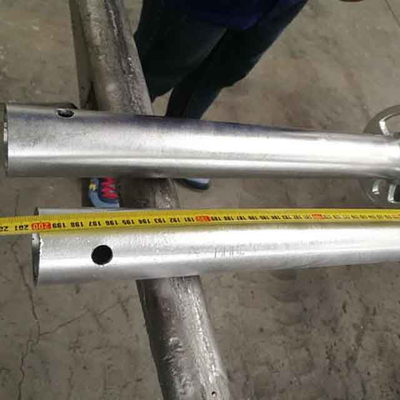 Galvanized HDG ringlock scaffolding vertical standard