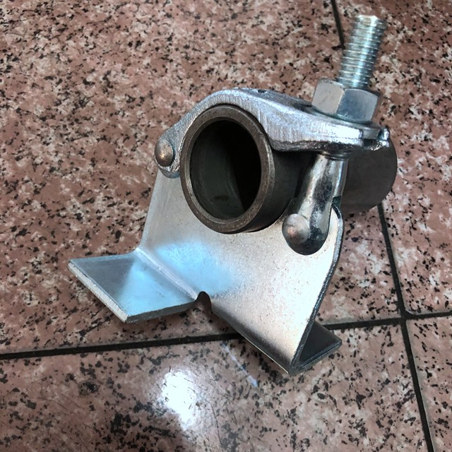 Scaffolding drop forged BRC electroplating board retaining coupler