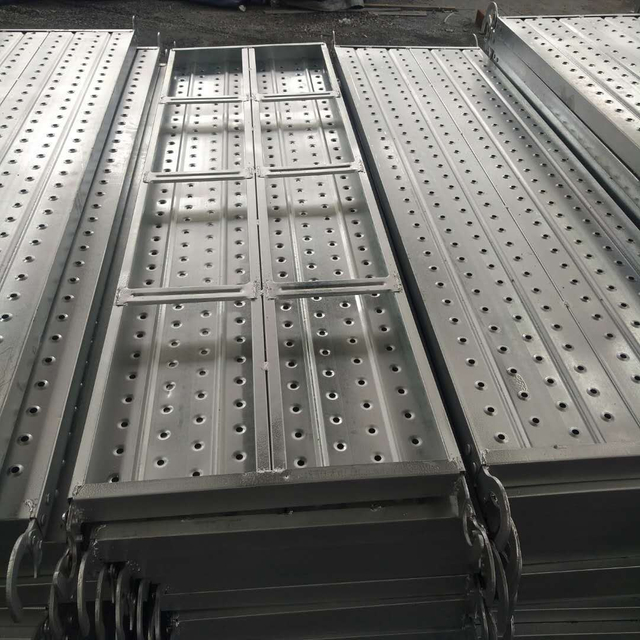 Scaffolding walk board galvanized scaffold hook plank 500mm ang lapad