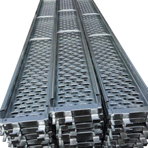 Steel scaffolding hook plank
